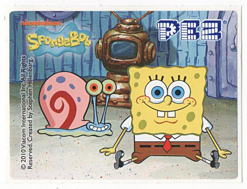 PEZ - SpongeBob SquarePants - 2010 - Gary and SpongeBob with TV