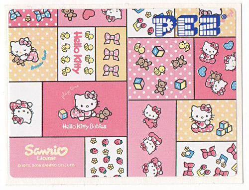 PEZ - Stickers - Hello Kitty - 2008 - Babies