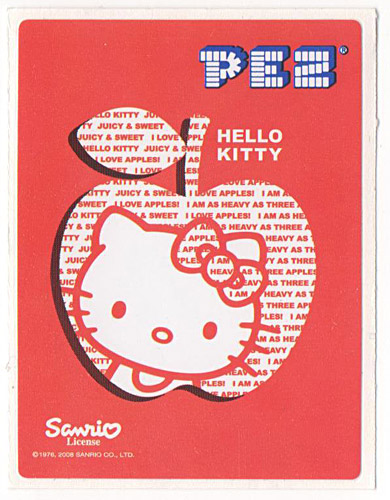 PEZ - Stickers - Hello Kitty - 2008 - Juicy & sweet