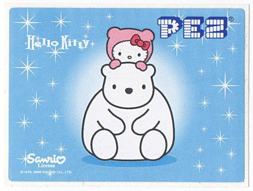 PEZ - Stickers - Hello Kitty - 2008 - Icebear