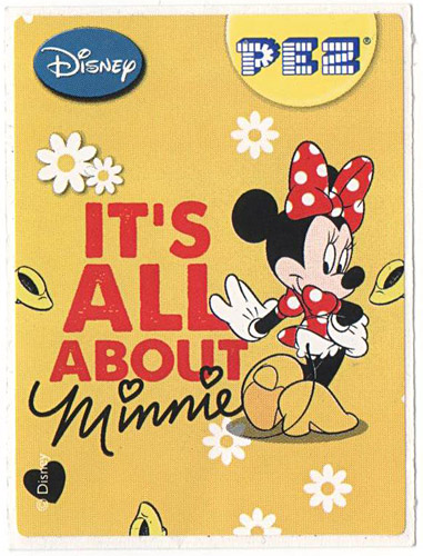 PEZ - Stickers - Mickey & Minnie - Minnie - It's all about Minnie