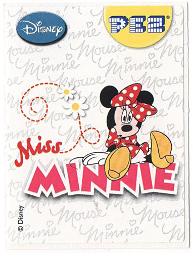 PEZ - Stickers - Mickey & Minnie - Minnie - Miss Minnie