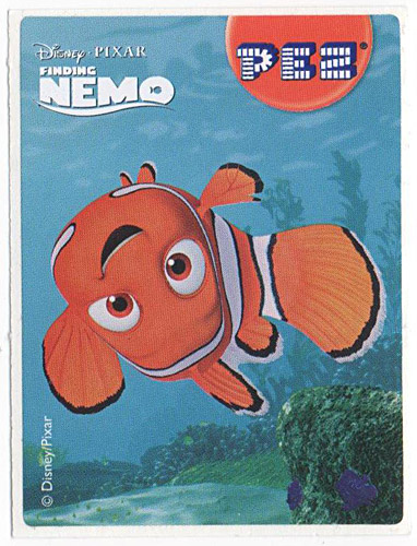 PEZ - Stickers - Nemo - Nemo upside down