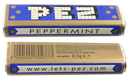 PEZ - Recent Types - Peppermint - Peppermint - turkish