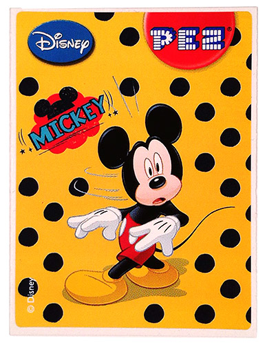 PEZ - Stickers - Mickey & Minnie - Mickey - dots