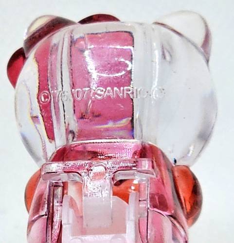 PEZ - Fullbody - Hello Kitty with Heart - Crystal Kitty with crystal red bow and heart