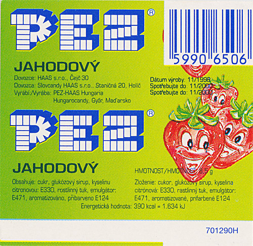 PEZ - Major Types - Smiling Fruit - Smiling Fruit - SF-H 02.1