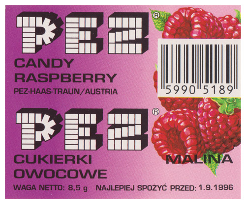 PEZ - Major Types - Fruit - Fruit - F-A 08