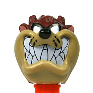 PEZ - Looney Tunes Active! - Tasmanian Devil - Teeth/Tongue - B