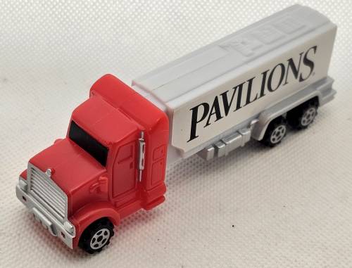 PEZ - Advertising Safeway - Truck - Red cab, white truck - Pavilions
