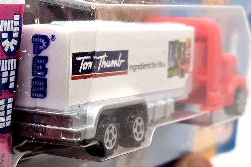 PEZ - Advertising Safeway - Truck - Red cab, white truck - Tom Thumb