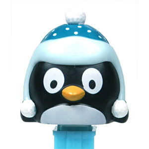 PEZ - Christmas - Penguin - blue cap