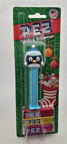 PEZ - Christmas - Penguin - blue cap