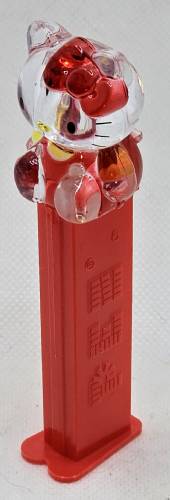 PEZ - Fullbody - Hello Kitty in Overalls - Crystal, yellow sleeves