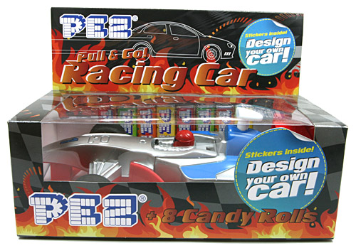 PEZ - PEZ Miscellaneous - Racing Car - Blue/Silver/Red