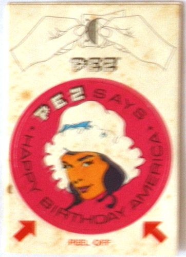 PEZ - Stickers - Bicentennial - Betsy Ross