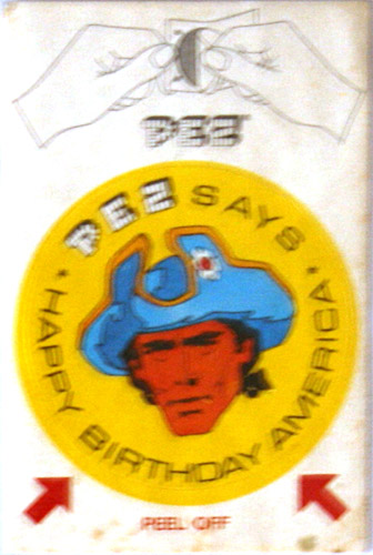 PEZ - Stickers - Bicentennial - Captain/Paul Revere