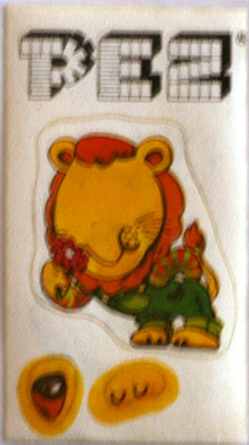 PEZ - Stickers - Animal (3 pieces) - Lion