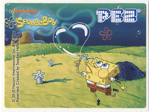 PEZ - SpongeBob SquarePants - 2010 - SpongeBob with heart bubble