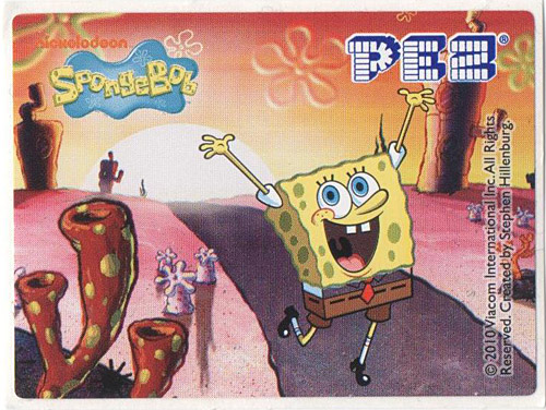 PEZ - SpongeBob SquarePants - 2010 - SpongeBob with sunset