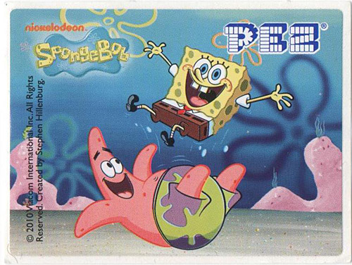 PEZ - SpongeBob SquarePants - 2010 - SpongeBob and Patrick Star playing