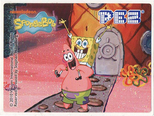 PEZ - SpongeBob SquarePants - 2010 - SpongeBob and Patrick Star with door