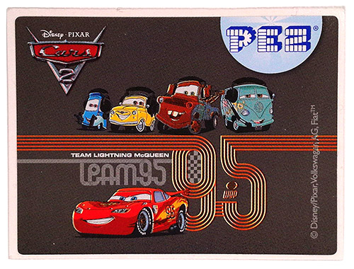 PEZ - Stickers - Cars 2 - Team 95