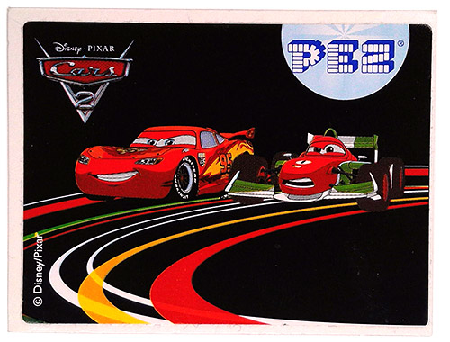 PEZ - Cars 2 - Lightning McQueen and Francesco Bernoulli
