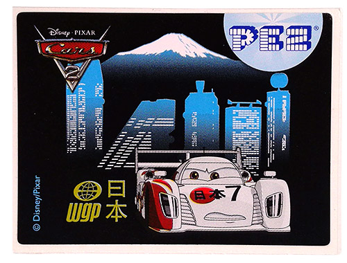 PEZ - Stickers - Cars 2 - Shu Todoroki