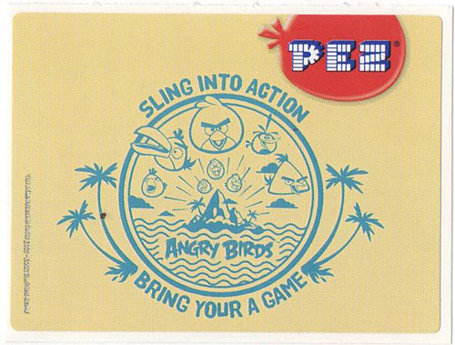 PEZ - Stickers - Angry Birds - Sling into action