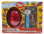 PEZ - Bunny with red chocolate egg E White head, two whiskers
