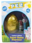 PEZ - Bunny with golden chocolate egg E White head, two whiskers