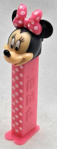 © Bryan Whalen PEZ - Valentines Gift Set - Minnie Mouse - pink bow with white dots - D