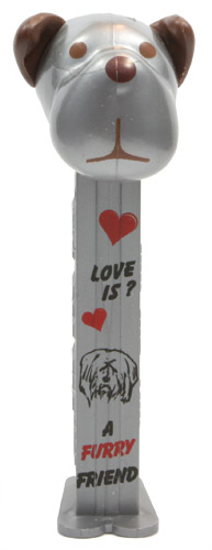 PEZ - Charity - AWL / SOS - Love is - Barky Brown - Silver Head