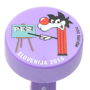 PEZ - Slovenian PEZ 2014 - Puck - Black Hair - Purple