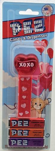 PEZ - Valentine - 2015 - XOXO - White on Crystal Red (c) 2008
