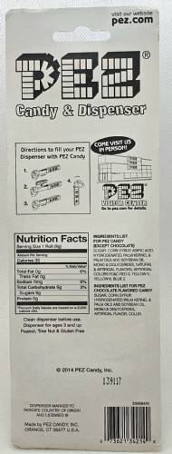 PEZ - Valentine - 2015 - Happy ♥ Day - White on Clear Crystal Pink (c) 2008