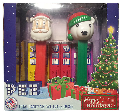 PEZ - Christmas - Santa Claus E and Polar Bear C - Christmas Gift Set