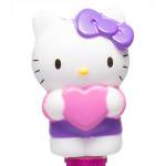 PEZ - Hello Kitty with Heart  White Kitty with purple bow and heart