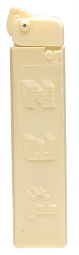 PEZ - Box Trademark - Box Trademark Locking Cap - Ivory Top