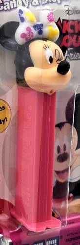 PEZ - Bowtique - 2015 - Minnie Mouse - mickey bow, straight eyelash, twinkled eye - E