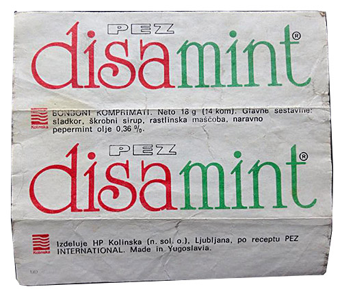 PEZ - Less Common Types - Disamint - Disamint