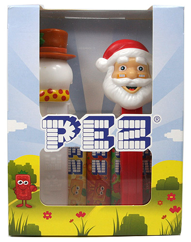 PEZ - Christmas - Snowman D and Santa E - Christmas Twinpack