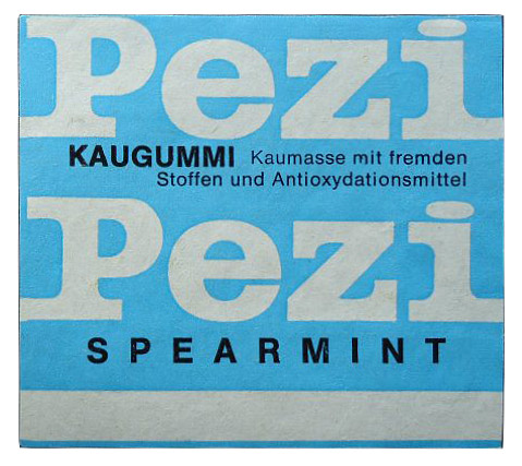 PEZ - Less Common Types - Gum - Pezi Gum - blue