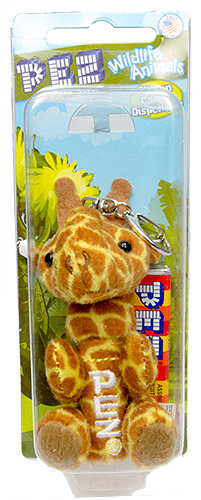 PEZ - Plush Dispenser - Wildlife Animals - Giraffe
