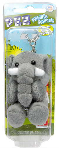 PEZ - Plush Dispenser - Wildlife Animals - Elephant