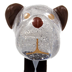 PEZ - AWL / SOS - 1st Anniversary - Barky Brown - Crystal Glitter Head