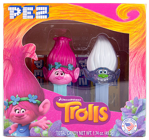 PEZ - Dreamworks Movies - Trolls - Collectors Set Double Mini Pack