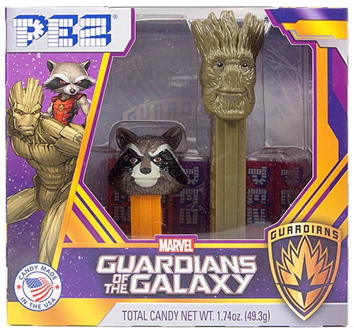 PEZ - Guardians of the Galaxy - Rocket Racoon & Groot Twin Pack
