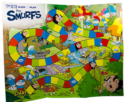 PEZ - Smurfs - Click - Smurfs Collectors Tin